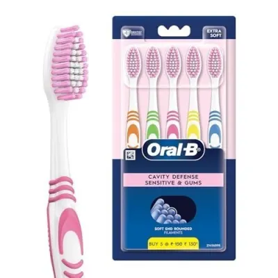Oral-B Toothbrush (5 Pcs) at ₹107