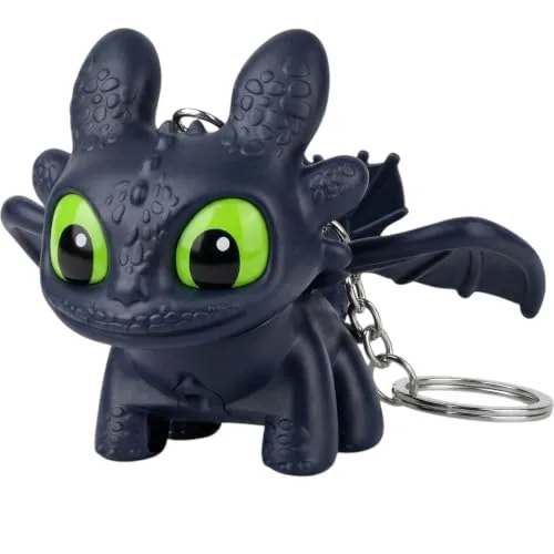 Dragon LED Keychain Toy with Moving Wings, Night Fury Style at ₹249