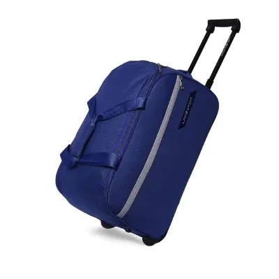 Lavie Sport Polyester Lino Wheel Duffel Bag|2 Wheel Duffle Bag