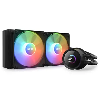 NZXT Kraken 240 RGB 240mm CPU Liquid Cooler/AIO with with LCD Display and RGB Fans - Black, Support Intel Socket : LGA 1700, 1200/115X | AMD at ₹2,999