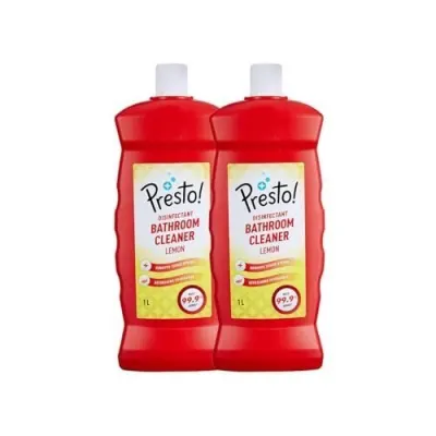 Amazon Brand - Presto! Bathroom Cleaner - 1 L (Lemon, Pack o at ₹259