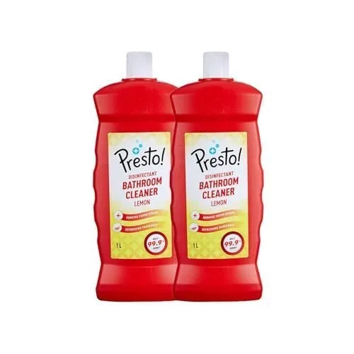 Amazon Brand - Presto! Bathroom Cleaner - 1 L (Lemon, Pack o at ₹259