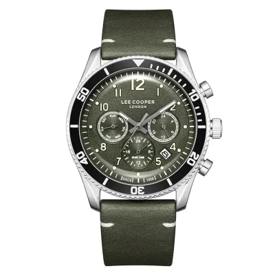 Lee Cooper Quartz Green Round Dial Men's Watch at ₹3,393
