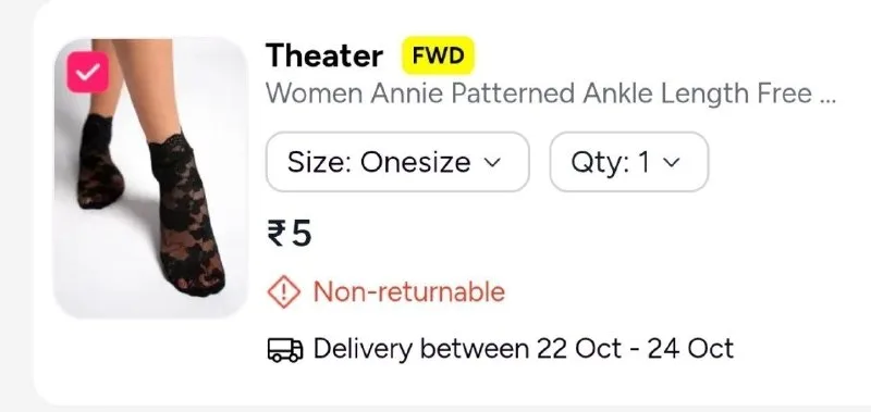 Theater Women Annie Patterned Ankle Length Free Gift