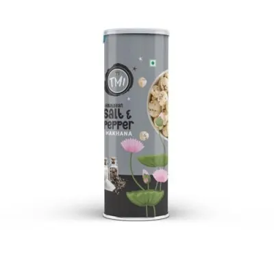 TMI Salt & Pepper Makhana 70g | Roasted Fox Nuts Snack | Crunchy & Light Healthy Snack | High Protein & Fiber | No Added Preservatives | Hyg at ₹119