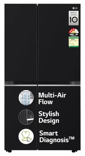 LG 655 L, 3 Star, Frost Free Smart Inverter Double Door Side by Side Refrigerator at ₹52,990