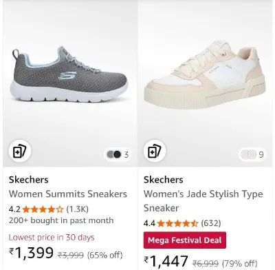 Upto 80% Off On Skechers Shoes