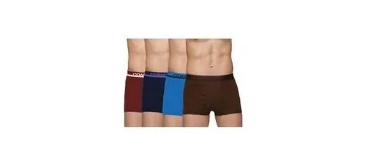 Amul Comfy Men's Pure Cotton Mini Trunk Pack of 4 at ₹289