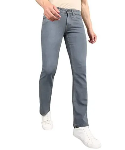 Neostreak Men's Washed Bootcut Jeans Stretchable at ₹429