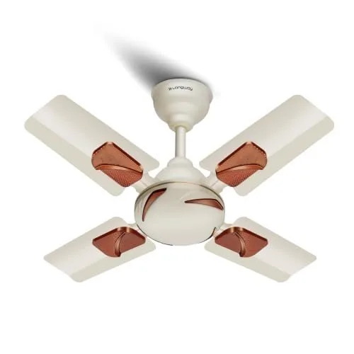 LONGWAY Creta P1 600 mm/24 inch Ultra High Speed 4 Blade Anti-Dust Decorative Star Rated Ceiling Fan (Ivory, Pack of 1) at ₹1,049