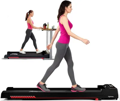 Lifelong Fit Pro Treadmill 3 HP Peak Dc Brushless Motor 2 Level manual incline Treadmill at ₹5,111
