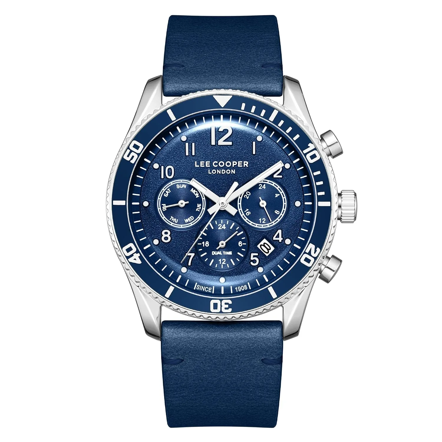 Lee Cooper Quartz Blue Round Dial Men's Watch at ₹4,701