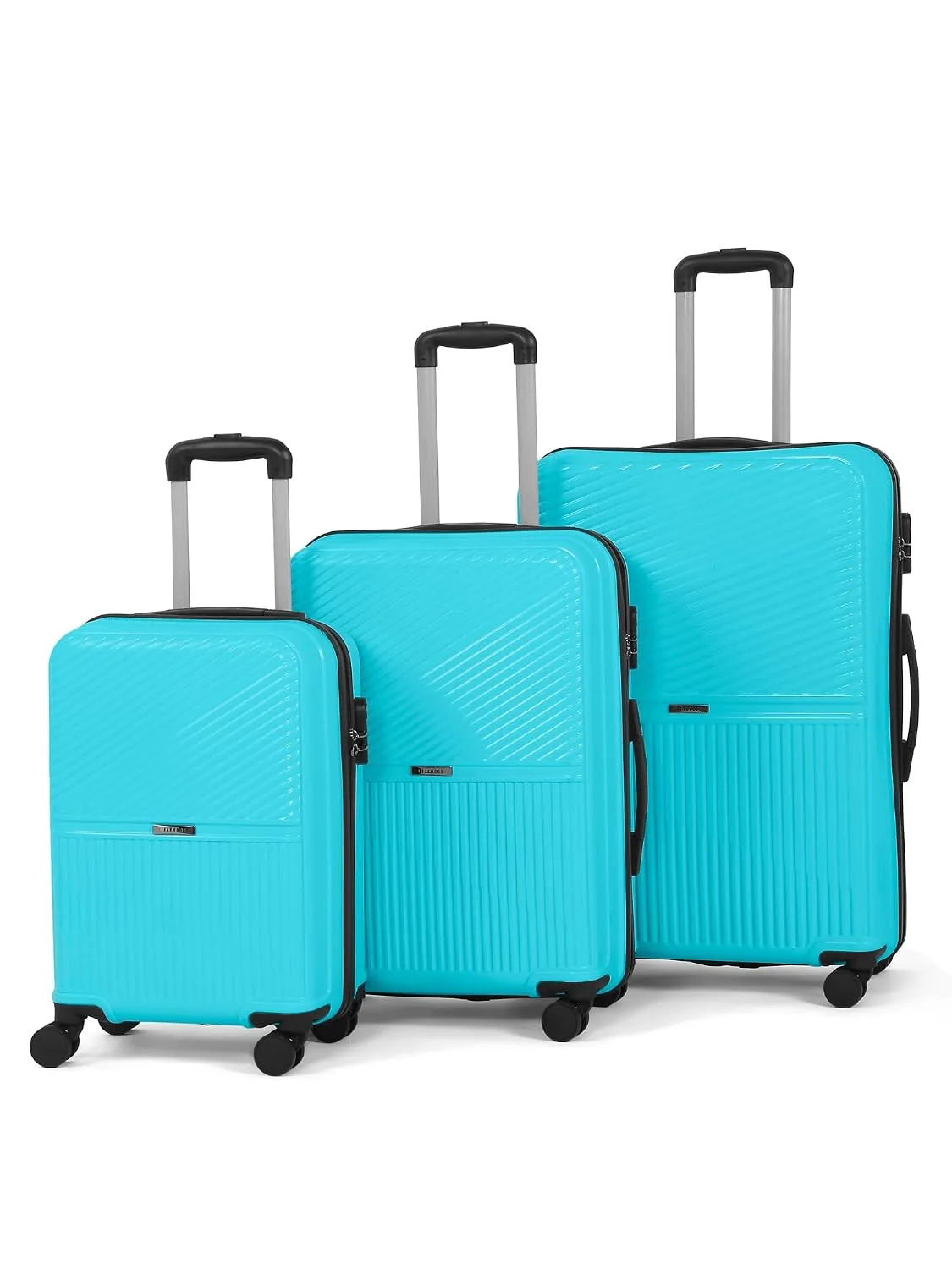 Teakwood Set Of 3 Trolley Bag at ₹3,559