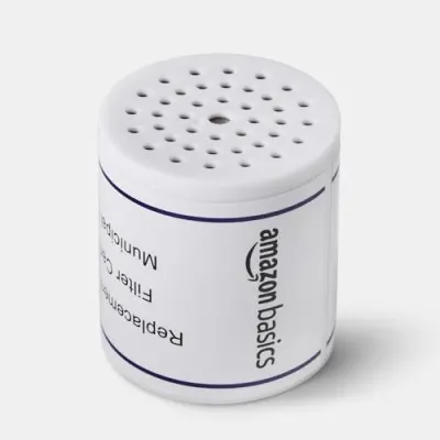 Amazon Basics Replacement Cartridge for Shower Head | Hard Water Softener | Fits All Amazon Basics Shower Filters | Ideal for Municipal Wate at ₹293