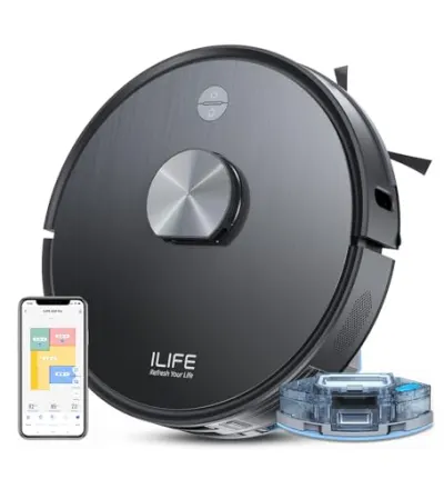 ILIFE A20 Pro Robot Vacuum Cleaner & Mopping,6500Pa Strong at ₹15,650