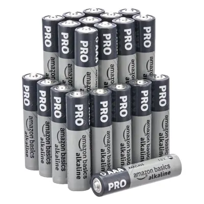 Amazon Basics Pro Series AAA Alkaline Battery | Pack of 20 at ₹569