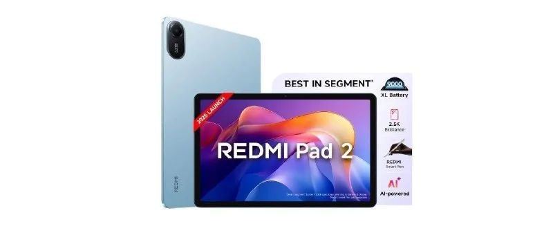 Redmi Pad 2, 11-inch (4GB RAM, 128GB ROM) at ₹13,999