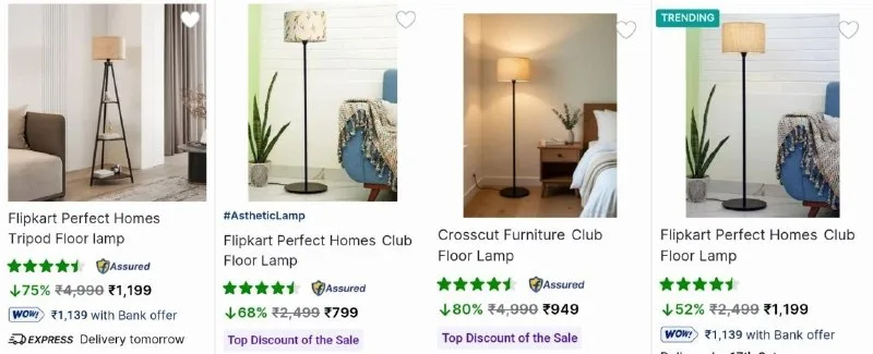 Trendy Wooden Floor Lamp