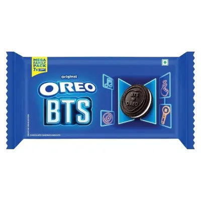 Cadbury Oreo Vanilla Flavour Creme Sandwich Biscuit Mega Family Pack, 876.75 g at ₹191