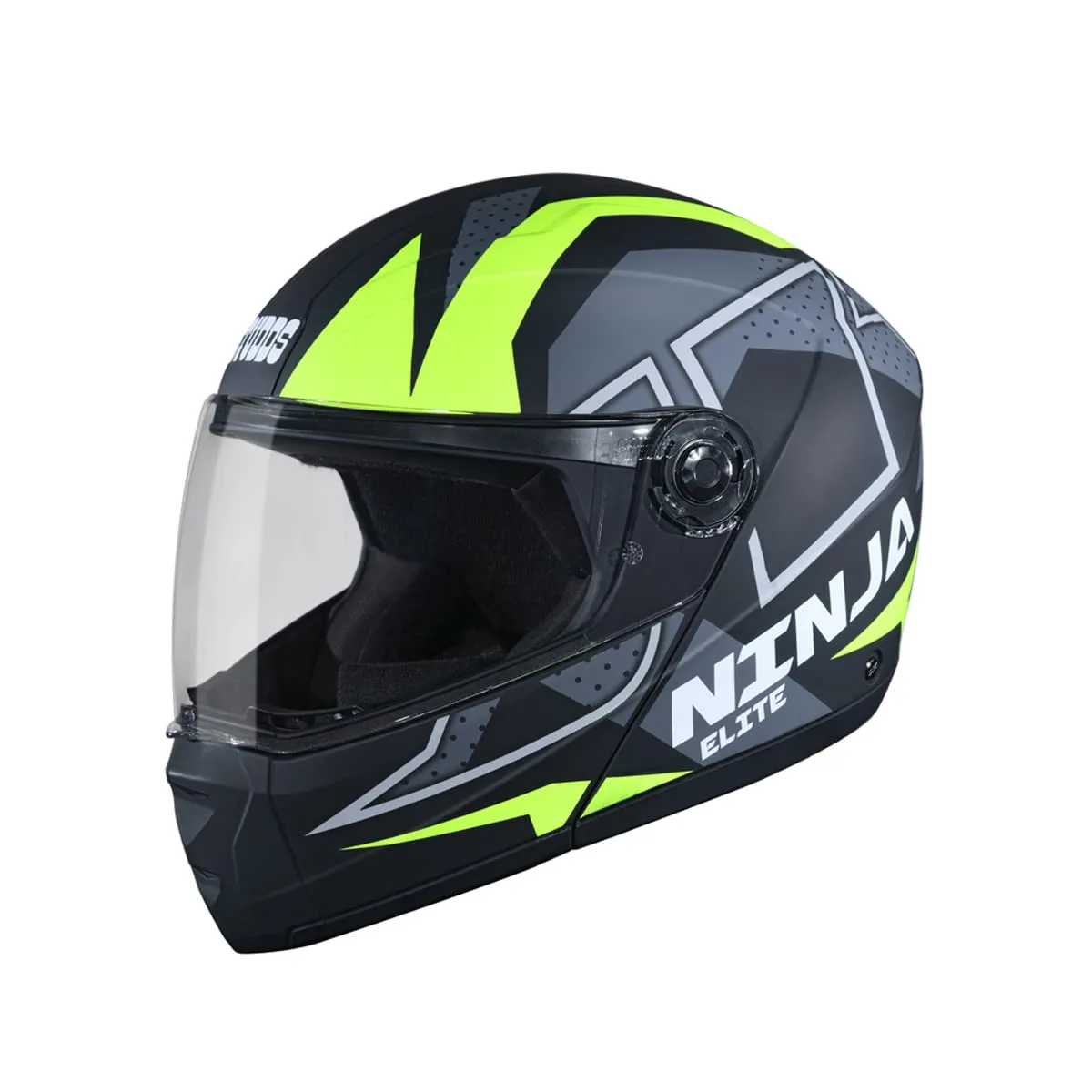STUDDS Ninja Elite Super D6 FLIP-UP Full FACE Helmet at ₹1,169