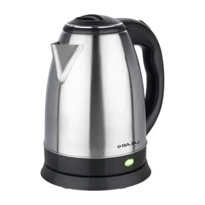 Bajaj KTX 1.8 Litre DLX Electric Kettle | 1350 Watts Kettle with Stainless Steel Body | Cordless Operation | Auto Shut-off Mechanism | 2-Yr  at ₹749