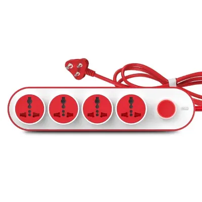 GM 3257 10 Amp Extension Board with 2 Metre Heavy Duty Copper Extension Cord at ₹359