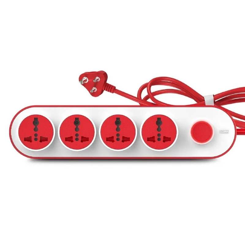 GM 3257 10 Amp Extension Board with 2 Metre Heavy Duty Copper Extension Cord at ₹359