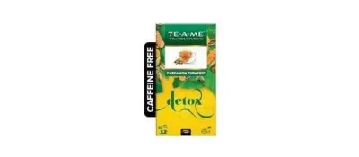 TE-A-ME Detox Cardamon Turmeric Tea - 25 Tea Bags | Herbal Tea for Weight Loss | 100% Caffeine Free Teabags at ₹40
