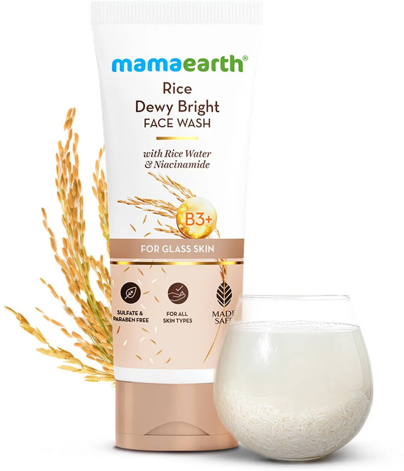 Mamaearth Rice Water Facewash (200ml) at ₹199
