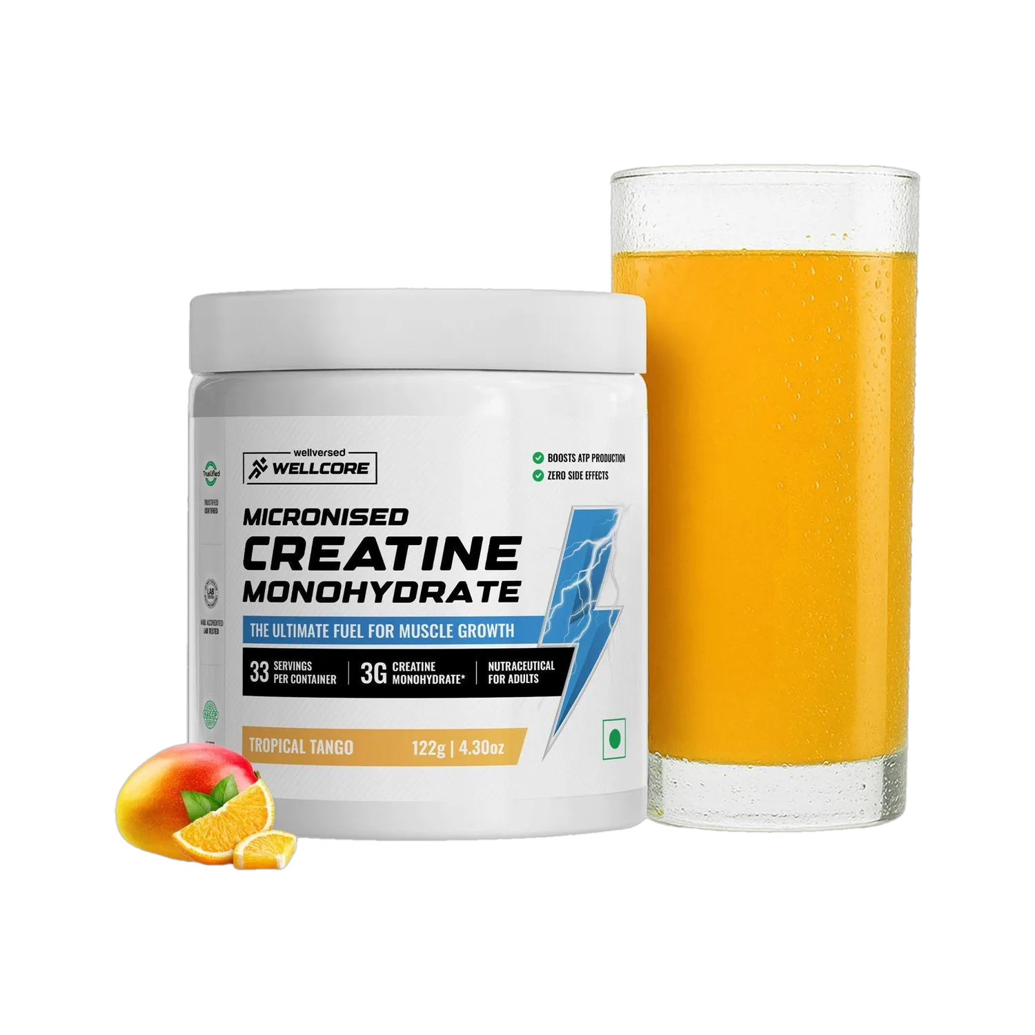Loot: Wellcore Micronised Monohydrate Creatine 122g (Tropical Tango) at ₹454