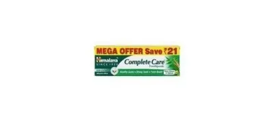 55% off : Himalaya Complete Care Toothpaste 300g (150g x 2, Pack of 2) At ₹₹80