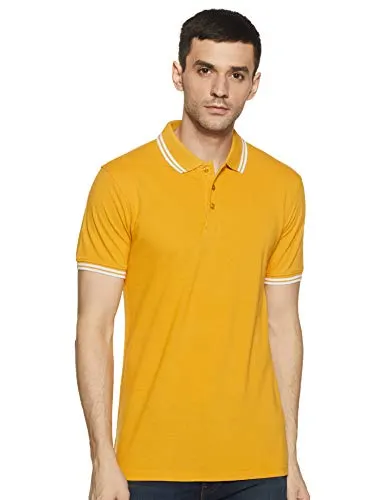 Symbol Men's Cotton Rich Solid Polo Collar Tshirts | Half Sleeves | Plain-Regular Fit (Available in Plus Sizes) at ₹349