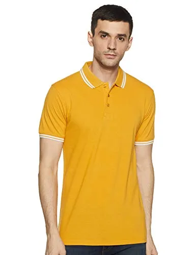 Symbol Men's Cotton Rich Solid Polo Collar Tshirts | Half Sleeves | Plain-Regular Fit (Available in Plus Sizes) at ₹349