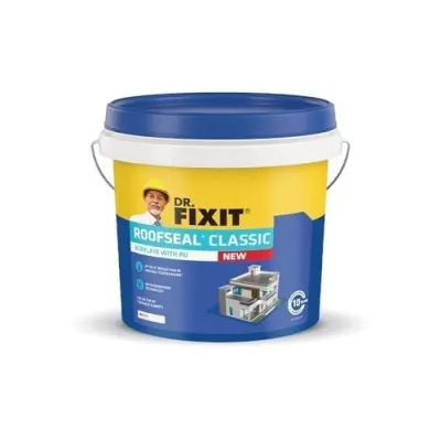 DR. FIXIT Roofseal Classic New, 4 Liter, Waterproofing Solution for Homes, Terraces, Roofs at ₹1,107