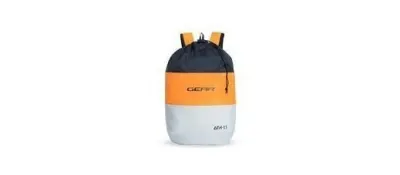 Gear Men/Women Voyager 15 Litre Small Casual Standard 2 Compartment Backpack/Daypack/Hiking Daypack/Drawstring Bag (Black-Yellow), Multicolo at ₹245