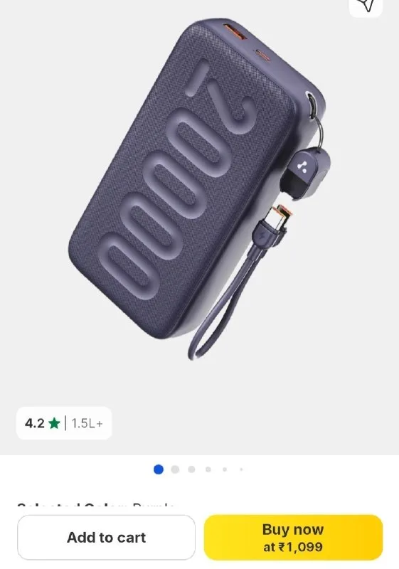 20k Ambrane Powerbank 1099