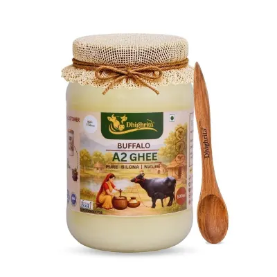 Dhighrita Desi Buffalo Ghee 500ML at ₹610