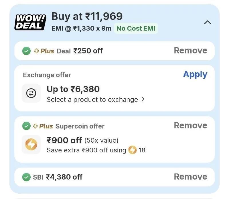 NATIVE By Urban Company M2 Pro 7 L. RO + UV + Alkaline + Minerals Water Purifier at 11,969 Effective at ₹12,949