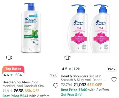 MYNTRA HAIR CARE DEAL ALERT! – Pantene & Head & Shoulders — MIN 40% OFF