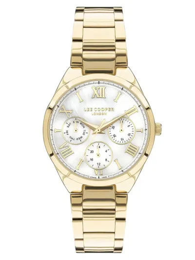 Lee Cooper Multifunction White Round Dial Women's Watch at ₹3,509