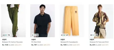 Shop Trendy H&M Clothing & Footwear Online