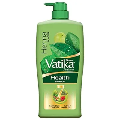 Dabur Vatika Health Shampoo - 1 L | With Henna & Amla | For Strong, Problem-Free Hair at ₹249