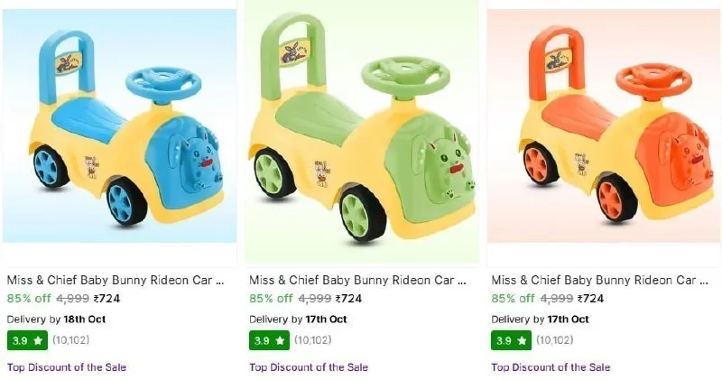 Miss Chief Electric Rideons from ₹724