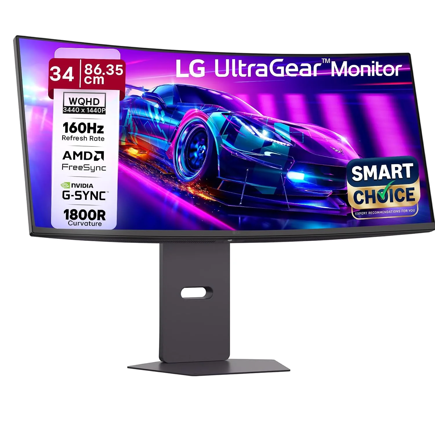 LG 34" Curved Wide 160hz Monitor at ₹26,999