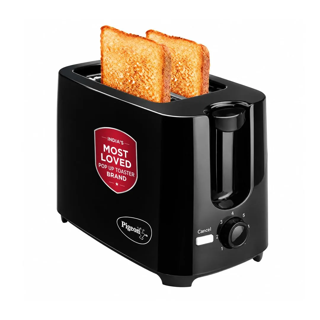 Pigeon 2 Slice Auto Pop up Toaster. A Smart Bread Toaster for Y Home at ₹1,029
