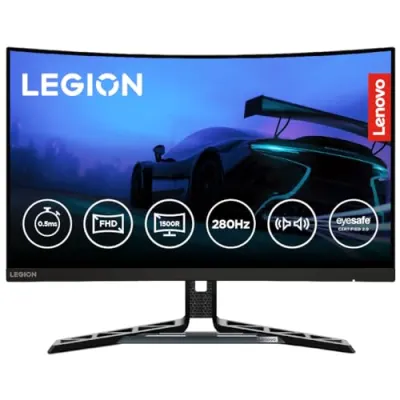 Lenovo Legion R27fc-30, 27 Inch (68.58cm), FHD 1920x1080, 240Hz, Black, 0.5ms, AMD FreeSync, NVIDIA G-Sync, 99% sRGB, Speaker, 2xHDMI, 1xDP, at ₹13,24