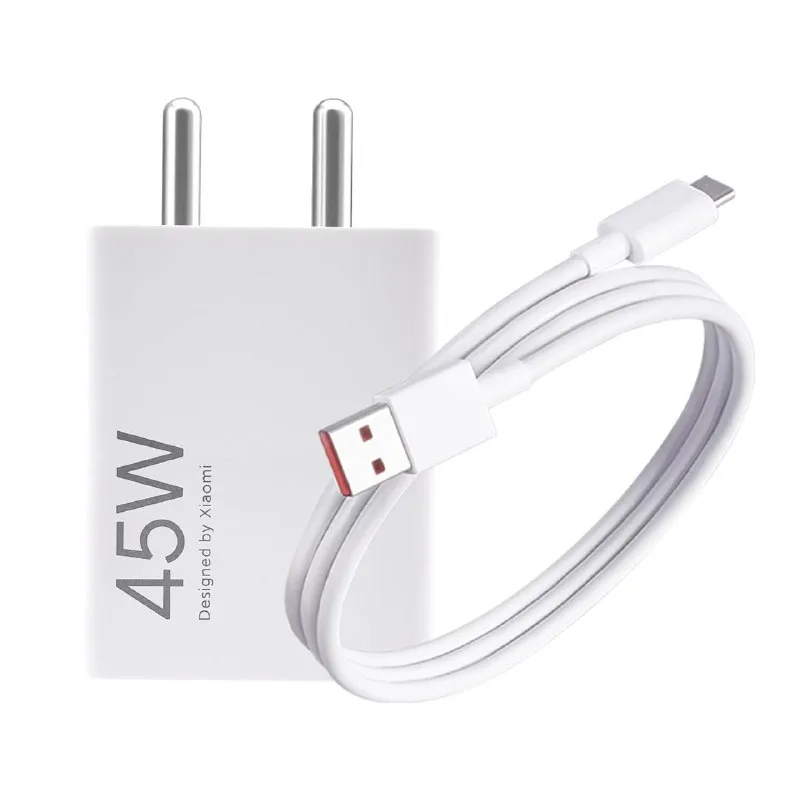 Mi Xiaomi Original 45W Turbo Fast Charger Combo/Rapid Charging at ₹899
