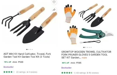 Garden Tool Kit at ₹120