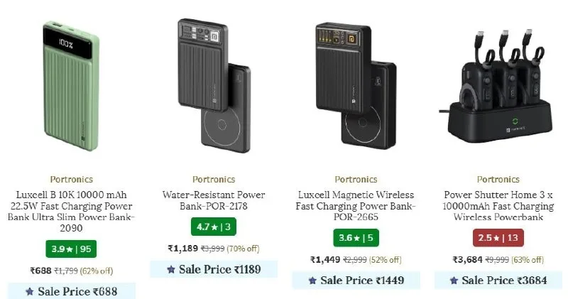 Upto 70% Off On Portronics Products