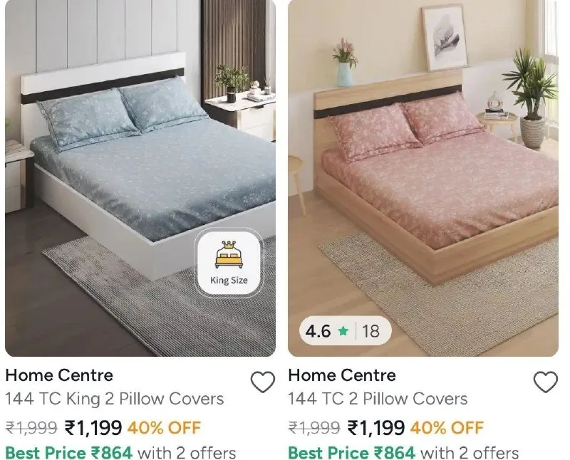 Home Centre Products at Min 40%